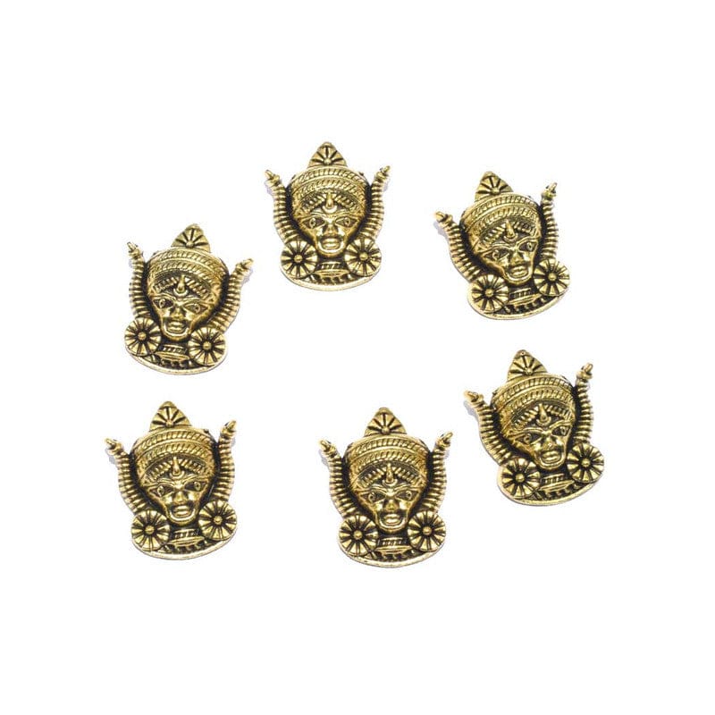 Gold Mini Metal Alloy Charms Gold Smooth Finish Use For Jewelry Makings , CHG-043-Per Packet of Approx 15 Pcs (50 Gram) / 22 MM