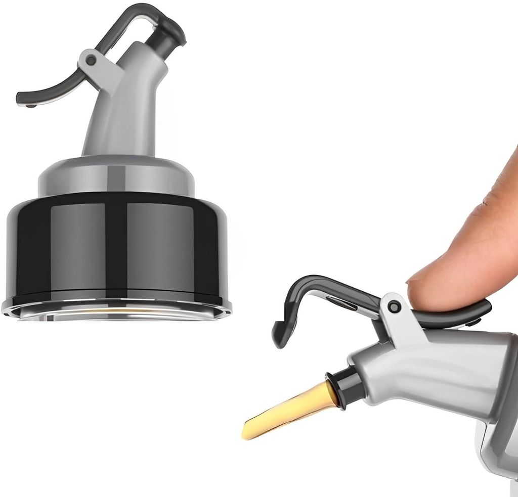 Oil Dispenser 1 Litre Cooking Oil Dispenser Bottle Oil Container Kitchen Accessories Items Kitchen Tools (PACK-OF-1-1000ML)