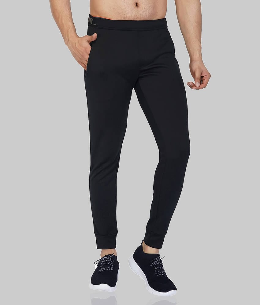 Vector X - Black Lycra Men's Sports Trackpants ( Pack of 1 )