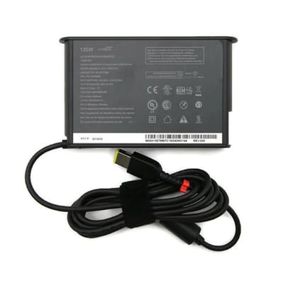 OEM Lenovo 20V 6.7A 135W Slim Tip AC Adapter for Lenovo ThinkPad P1 20MD, Lenovo ThinkPad P1 20ME, Lenovo ThinkPad X1 Extreme 20MG -  With Power Cable