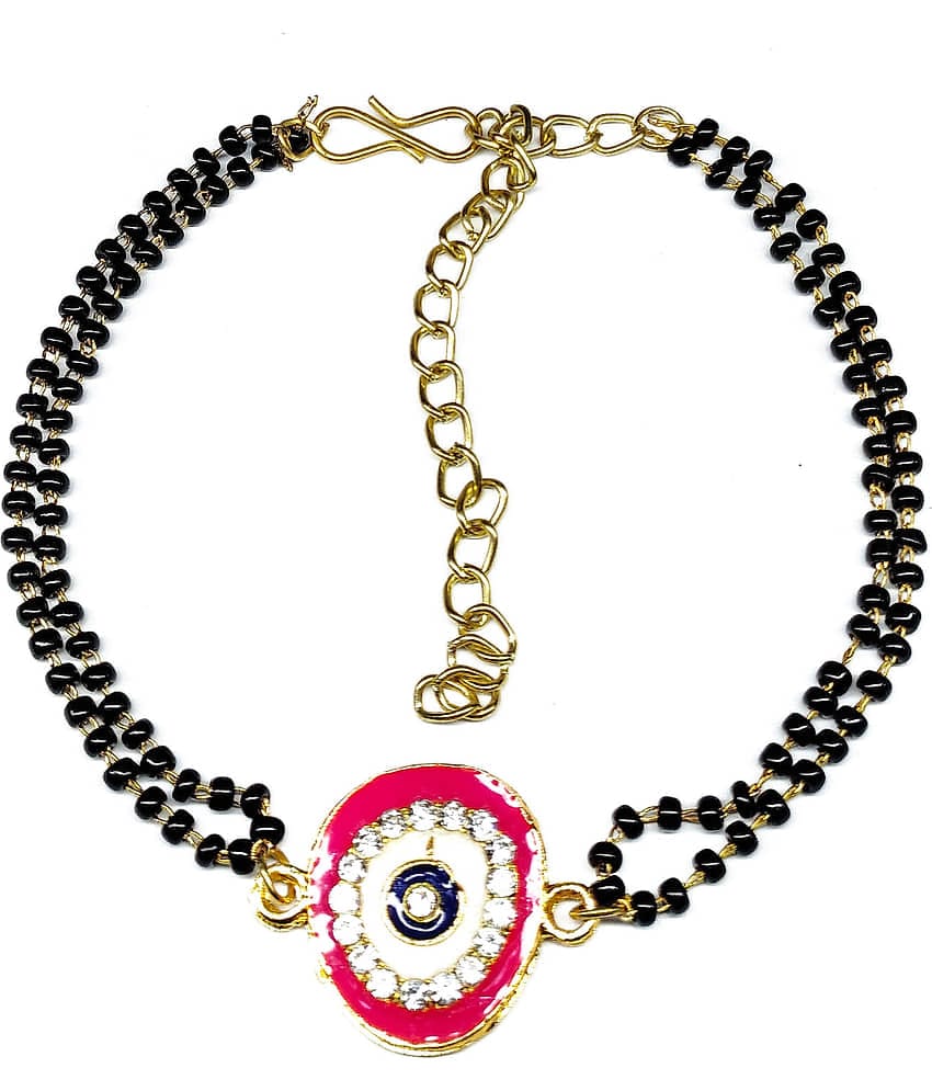 DAIVYA WELLNESS - Black Bracelet ( Pack of 1 )