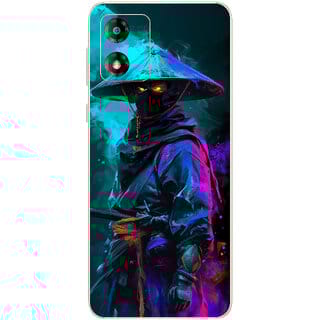 Yug Emporium Moto E13 Dark Japan Ninja 9D (Back Cover, Multicolor)