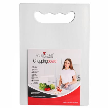 Large White Chopping Board - Durable Cutting & Slicing Board for Kitchen Prep & Food Prep