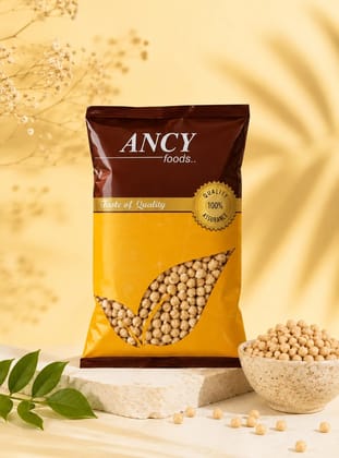 Ancy Kabuli Chana (Chickpeas) | Premium Quality Whole Chickpeas | High Protein & High Fibre | 500 g