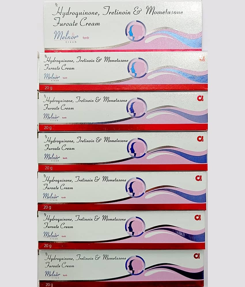 MELNOR CREAM 20 GM ( PACK OF 6) Night Cream 120 gm Pack of 6