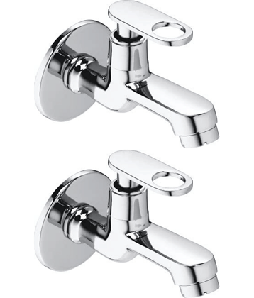Cossimo Brass Orio Bib Cock Tap (Pack of 2) Brass Bathroom Tap (Bib Cock)