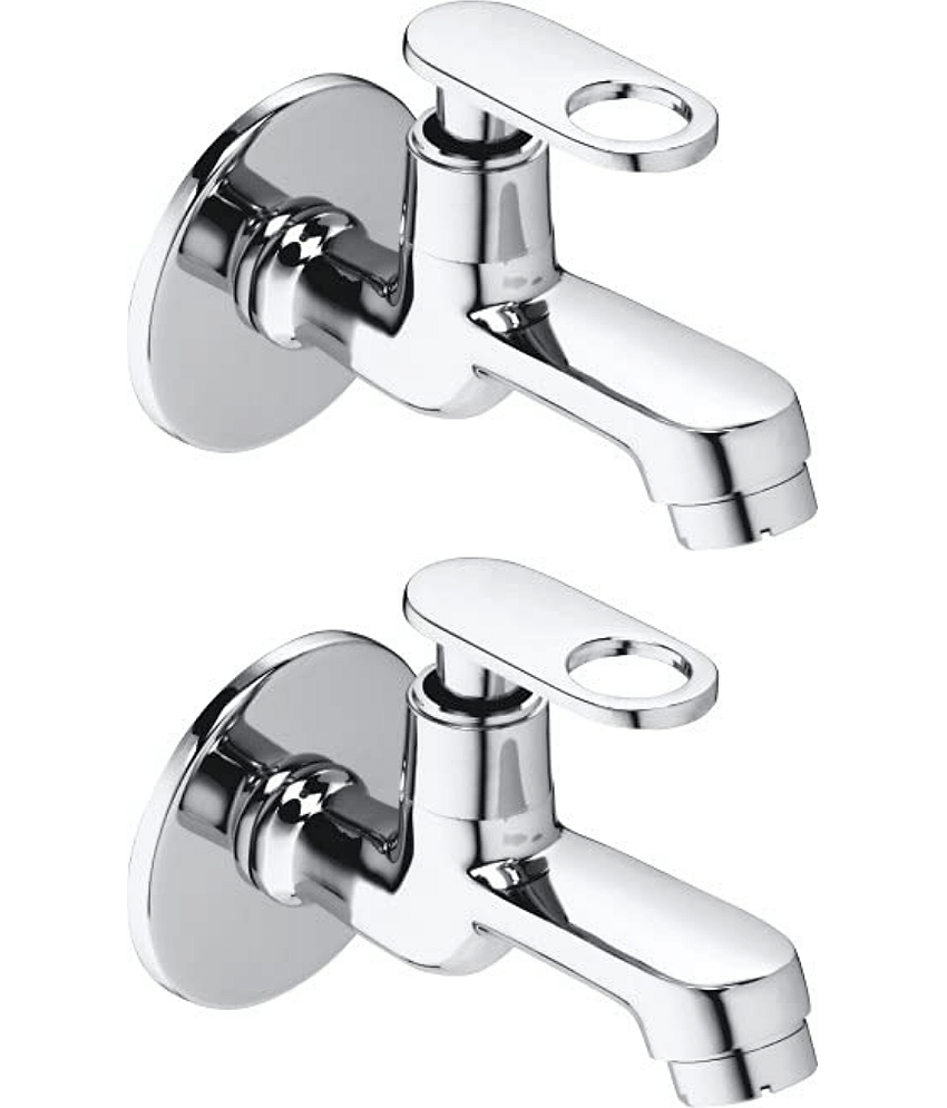 Cossimo Brass Orio Bib Cock Tap (Pack of 2) Brass Bathroom Tap (Bib Cock)