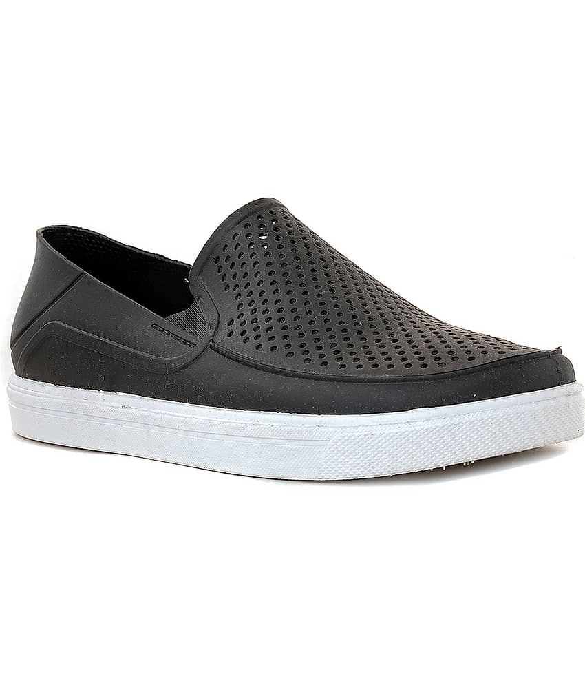 KHADIM Black Men's Slip-on Shoes