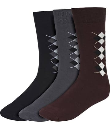 Creature Gray Formal Mid Length Socks Pack of 3