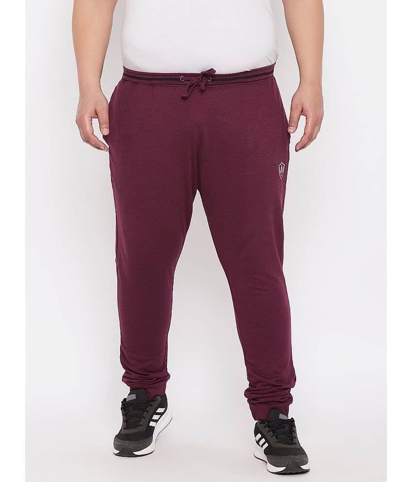 Ardeur - Maroon Cotton Blend Men's Joggers ( Pack of 1 )