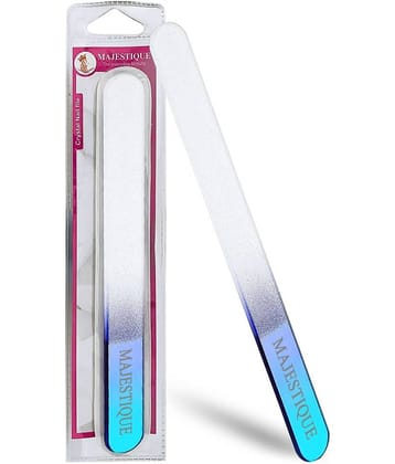Majestique Crystal Nail Filer Fingernail with Double Sided Glass Professional Manicure for Girls