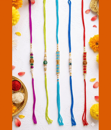Koogly Multicolor Dora Rakhi Set for Men,Boy, Girls, Kids, Men, Brother, Bhaiya, Bhai, Bhabhi (5)