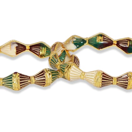 Traditional Multicolor Meenakari Kada 2 Pcs