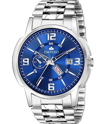 EMPERO - Silver Stainless Steel Analog Men's Watch
