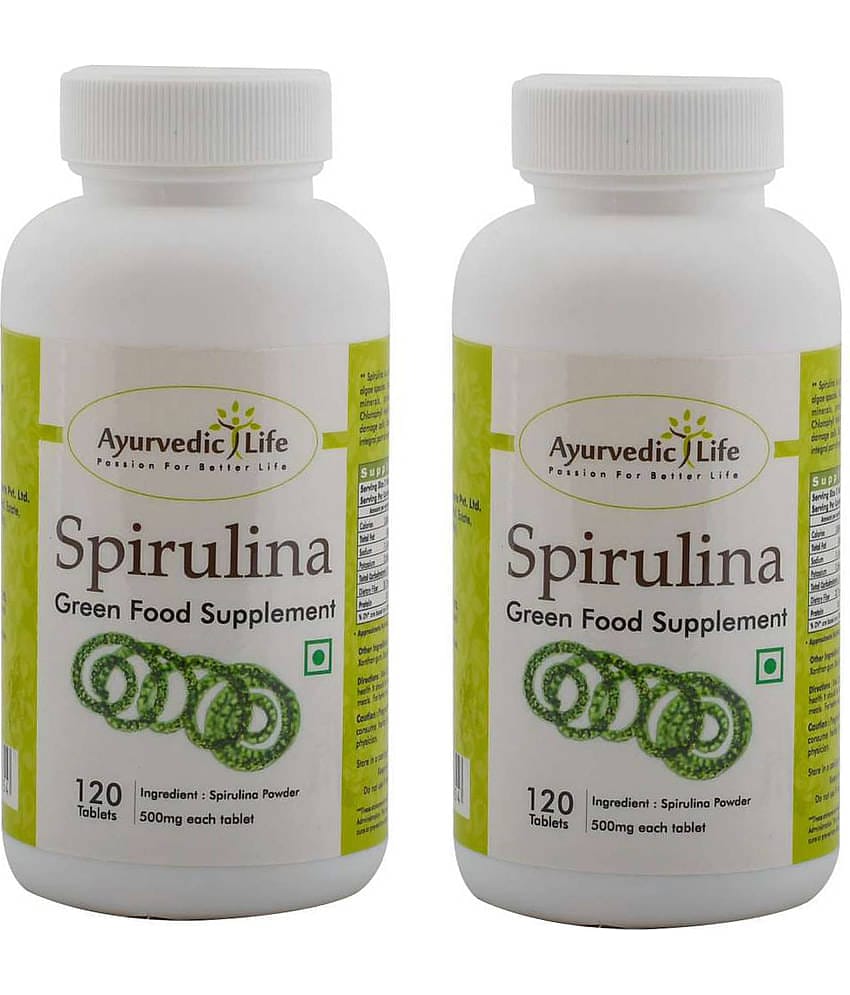 Ayurvedic Life Spirulina Tablets 120 no.s Pack of 2