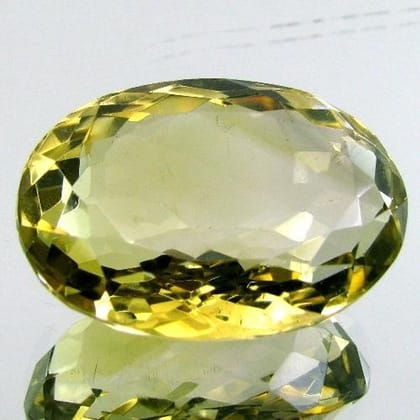 SUPERB A+ 63.1Ct Clear Fine Natural Llemon Quartz Oval Faceted Gemstone