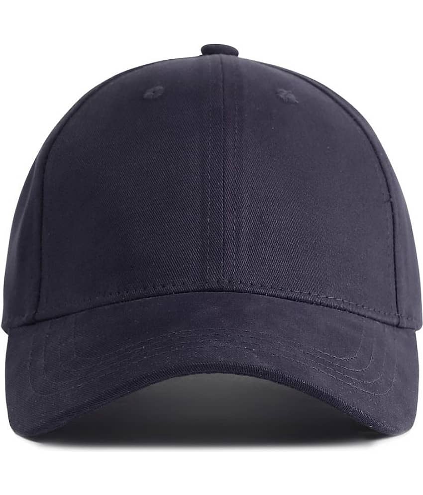 Omtex - Navy Cotton Men's Cap ( Pack of 1 )