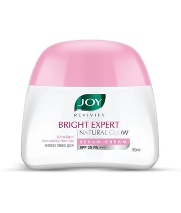 Joy Revivify Bright Expert Brightening Serum Cream SPF 25 A+++ 50g, (Pack of 1)