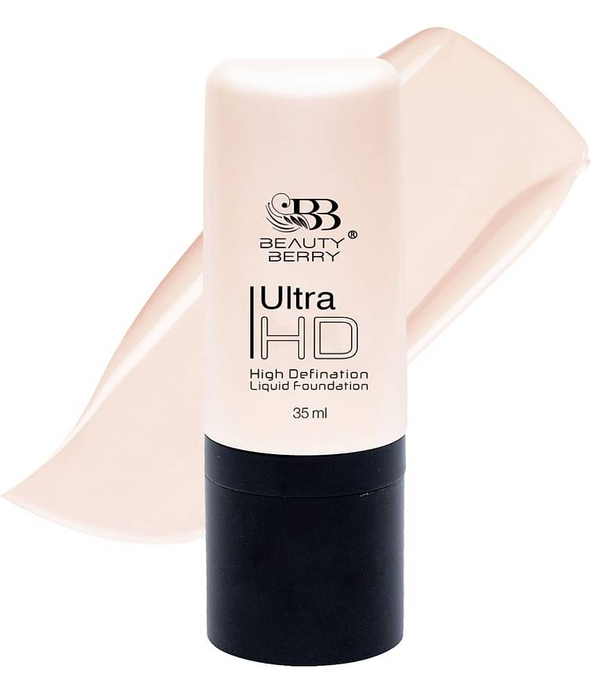Beauty Berry Ultra Matte Hd High Definition Matte Full Coverage Foundation 35ml, Fair (Shade - 02)