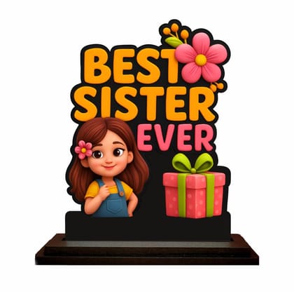 THE MAGICAL GIFTS  BEST SISTER EVER Table top frame for you sisters | 8x8