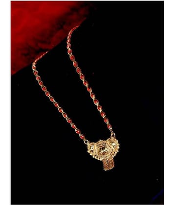 shankhraj mall Golden Mangalsutra ( Pack of 1 )