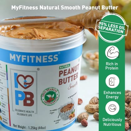 MYFITNESS Natural Peanut Butter: Smooth