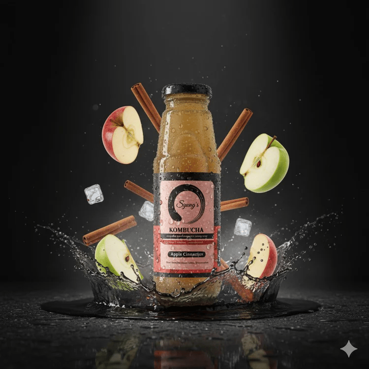 Apple Cinnamon Kombucha (Pack of 6)