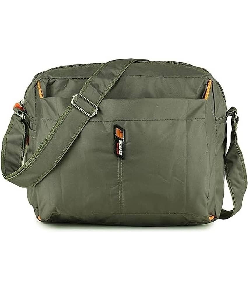 Ozel Bag Green Solid Messenger Bag