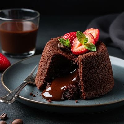 Chocolava Cake (Contains No Egg)