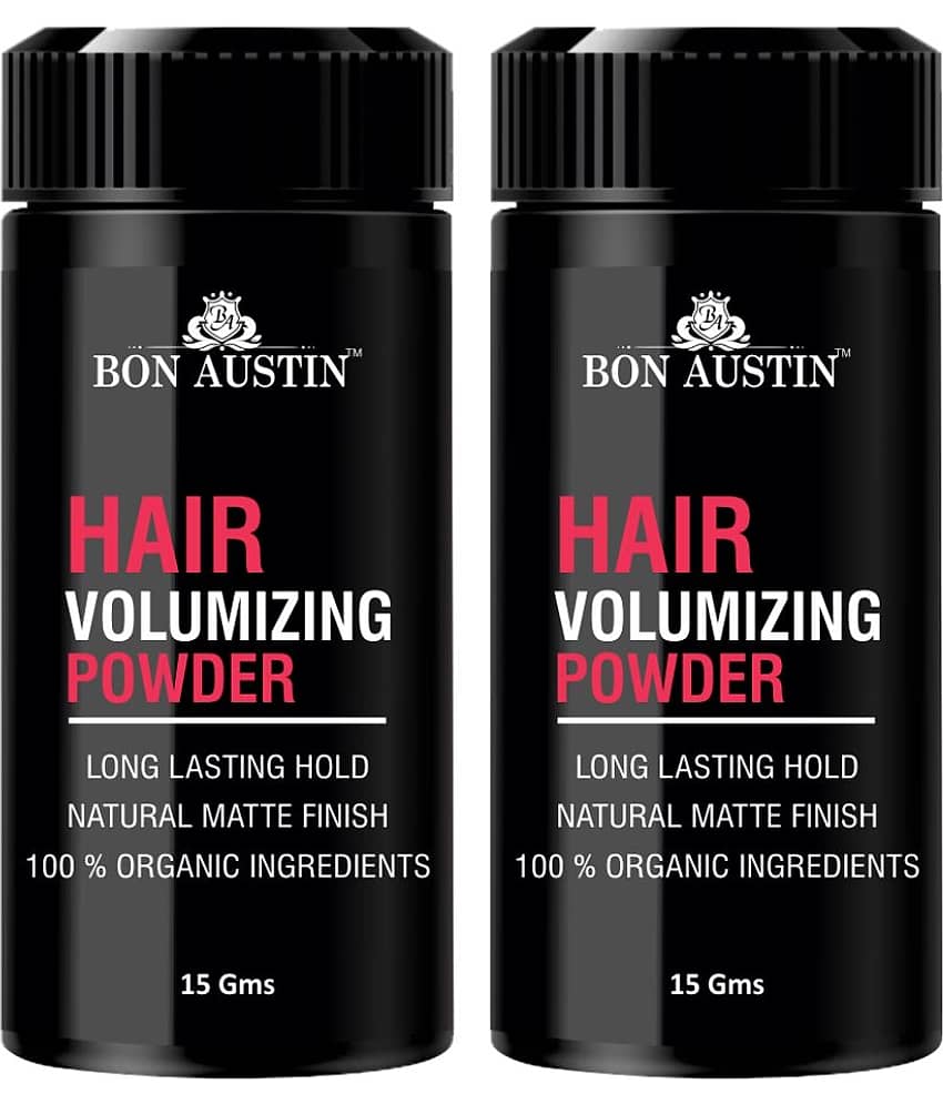 Bon Austin Hair Styling Powder for Voluminous Thin Hair with Matte Finish Clay 15 gm Pack of 2