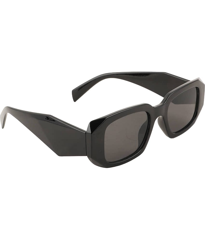 Bayberry Black Rectangular Sunglasses ( Pack of 1 )