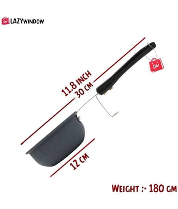LAZYWINDOW Grey Hard Anodised Non-Stick Cookware Sets ( Set of 1 )