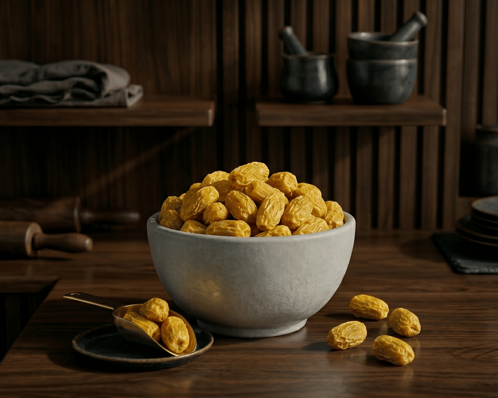 ODM Masala Peela Chuwara (Yellow Dried Dates) - Mildly Sweet