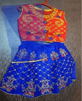 Fancy lehenga choli for kids