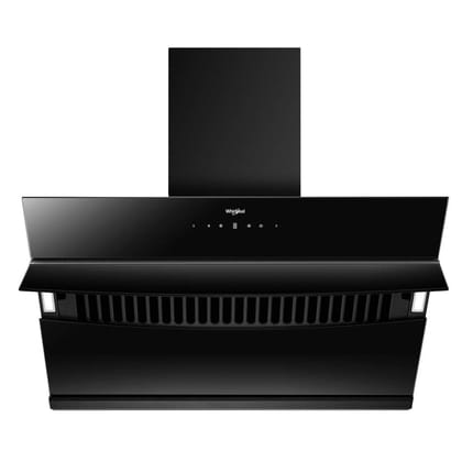 Whirlpool 90cm 1450 m3/hr Filterless Auto Clean Chimney with 10 Years Warranty on Motor and 5 Years Comprehensive | VFL 901 HAC HOOD | Touch + Motion Sensor Control | Black Whirlpool 90cm 1450 m3/hr Filterless Auto Clean Chimney with 10 Years Warranty on
