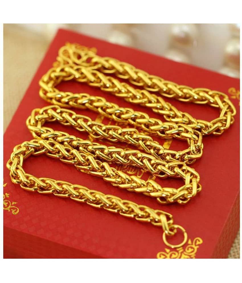 Jewar Gold Plated Chain ( Set of 1 )