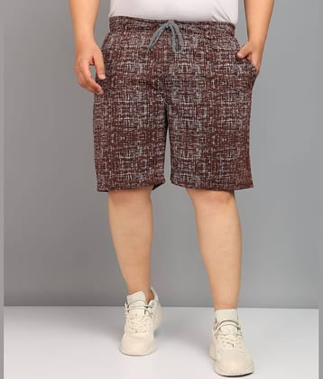 XFOX Brown Blended Men's Shorts ( Pack of 1 )