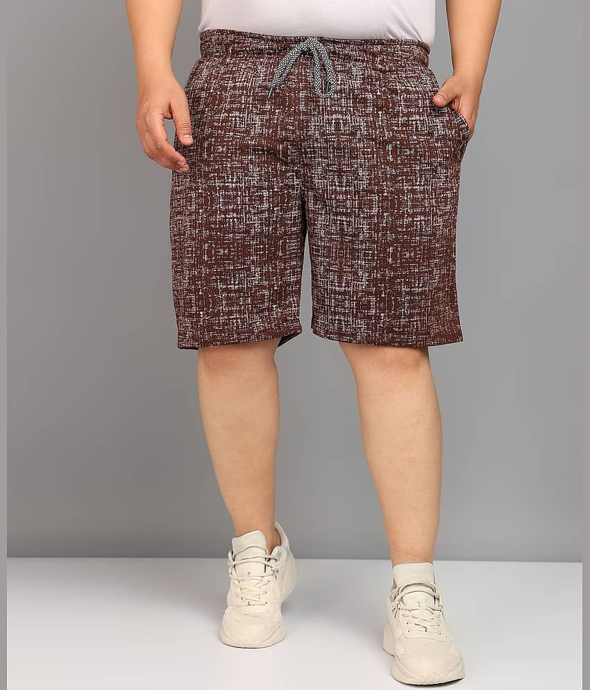 XFOX Brown Blended Men's Shorts ( Pack of 1 )