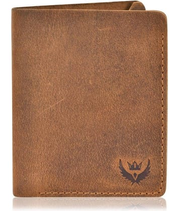 Lorenz Brown 100% Leather Men's RFID Wallet ( Pack of 1 )