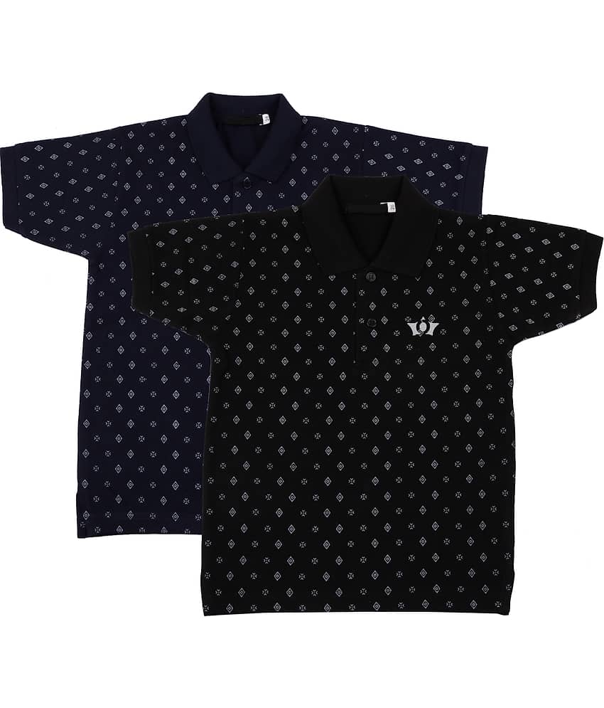 NEUVIN Pack of 1 Boys Cotton T-Shirt ( Multi Color )