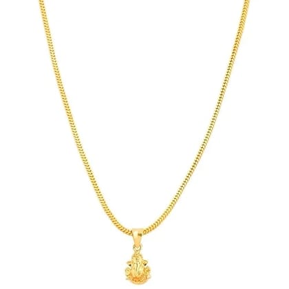 Micro Gold Plated Modern Brass Chain