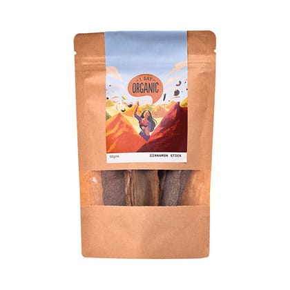 Organic Cinnamon Sticks (Sabut Dalchini)-50 Gm