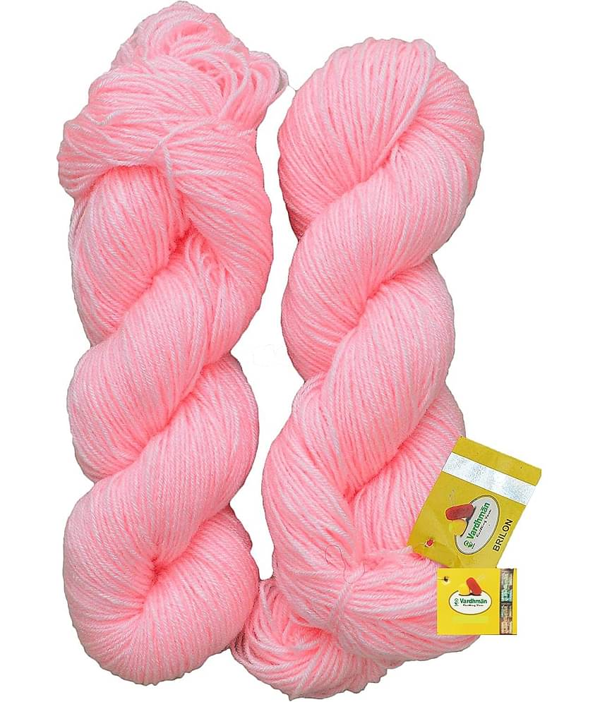 Charming Knitting Yarn (Pink , 200g )