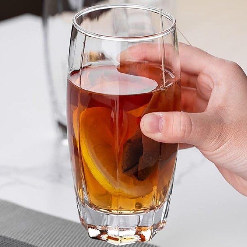 365ML Highball Glass, Glass for Dining Table Juice Heavy Base Tall Bar Drinking Glasses, Juice, Beer, Wine,Cocktails Cold Drink (365ML)