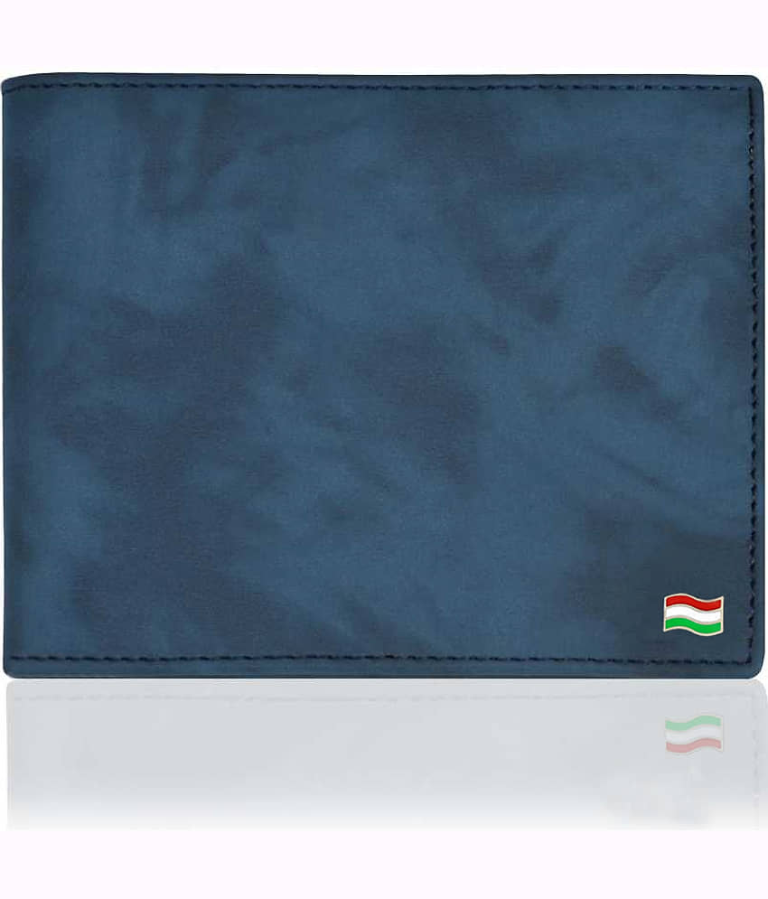 HAMT Leather Blue Casual Regular Wallet
