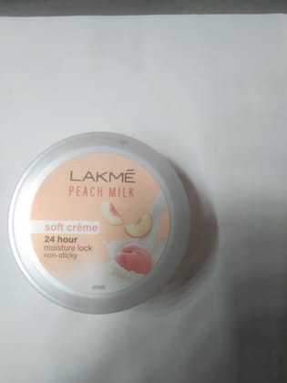 Lakme Peach milk Soft crème Moisture lock Non-sticky 