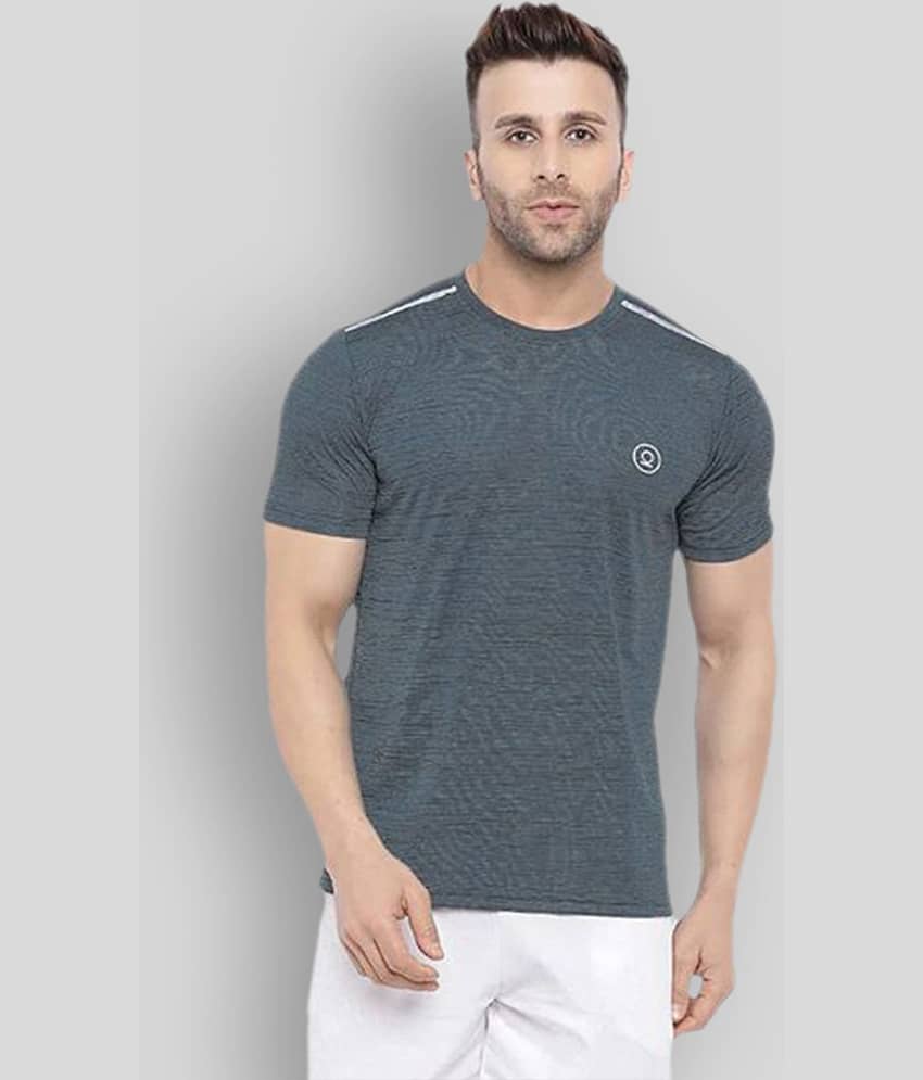 Chkokko - Polyester Regular Fit Dark Green Men's Sports T-Shirt ( Pack of 1 )