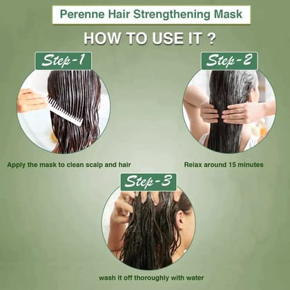 Twin Pack of Perenne Hair Strengthening Mask (100gm x 2)