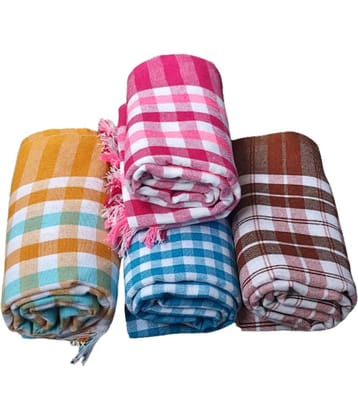 KAKUMANU Set of 4 Cotton Bath Towel Multi