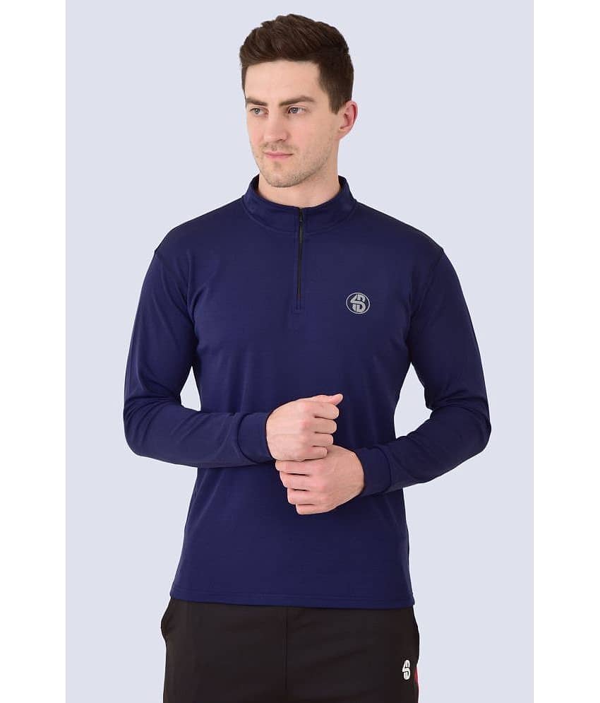 Forbro - Blue Polyester Regular Fit Men's Sports T-Shirt ( Pack of 1 )